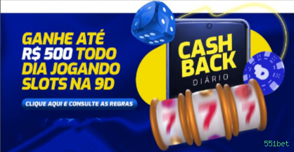 Cashback VIP 551bet - reembolso semanal